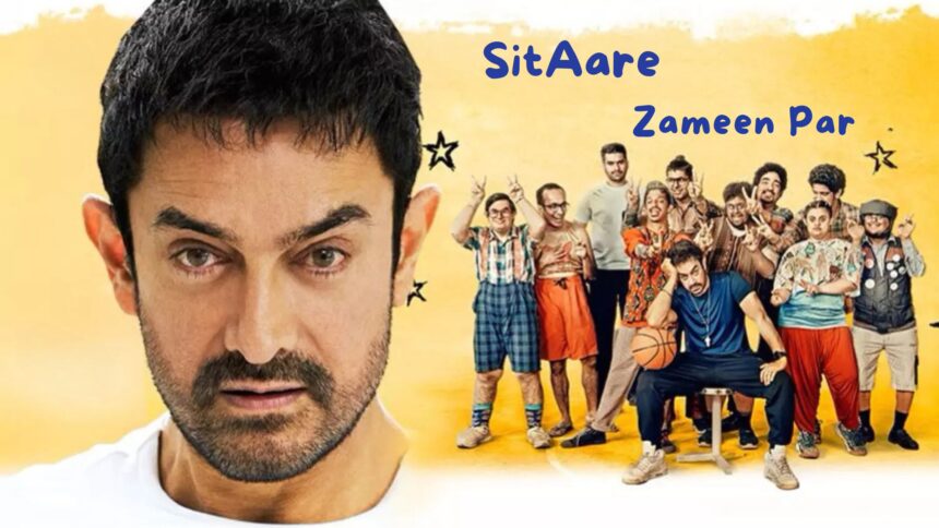 Sitaare Zameen Par cast with Aamir Khan on basketball court