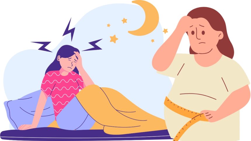 Lack of sleep causing weight gain and late-night snacking