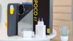 POCO F7 box with charger and cable